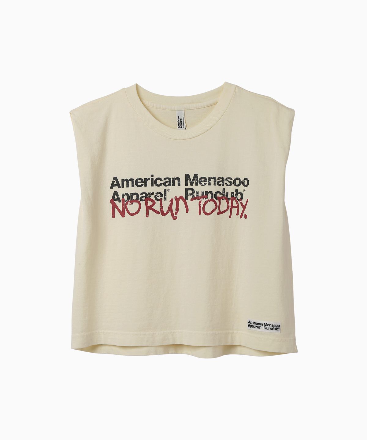 미나수(MENASOO) MNS x American apparel Today Sleeveless (over-fit)_Cream