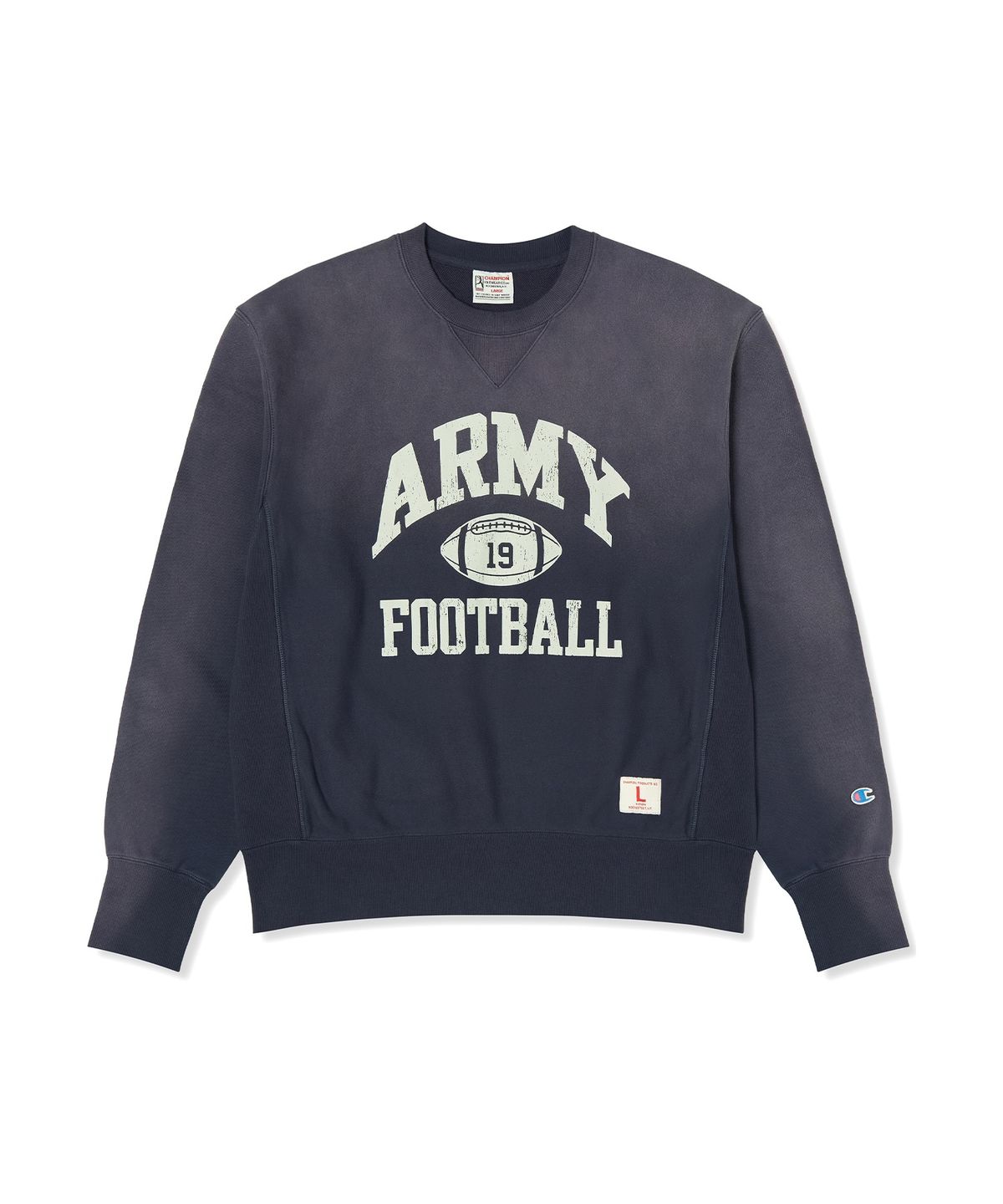 챔피온(CHAMPION) 헤리티지 리버스위브 ARMY 스웨트 셔츠 Navy