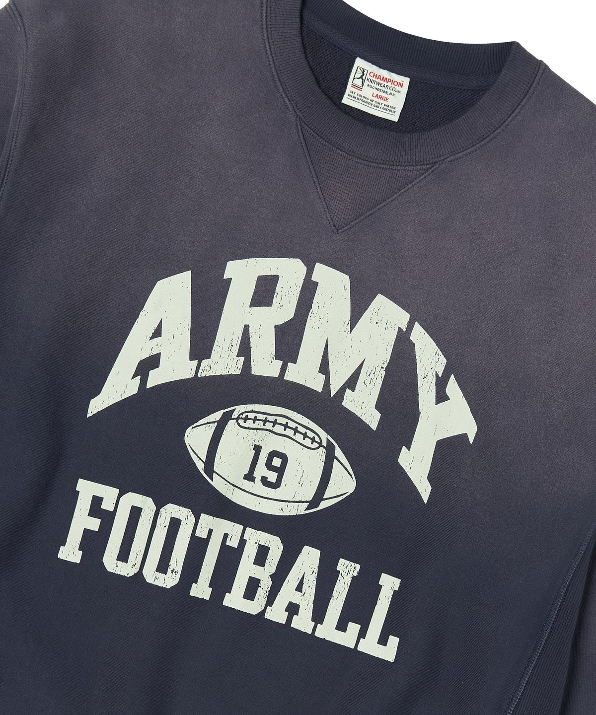 챔피온(CHAMPION) 헤리티지 리버스위브 ARMY 스웨트 셔츠 Navy