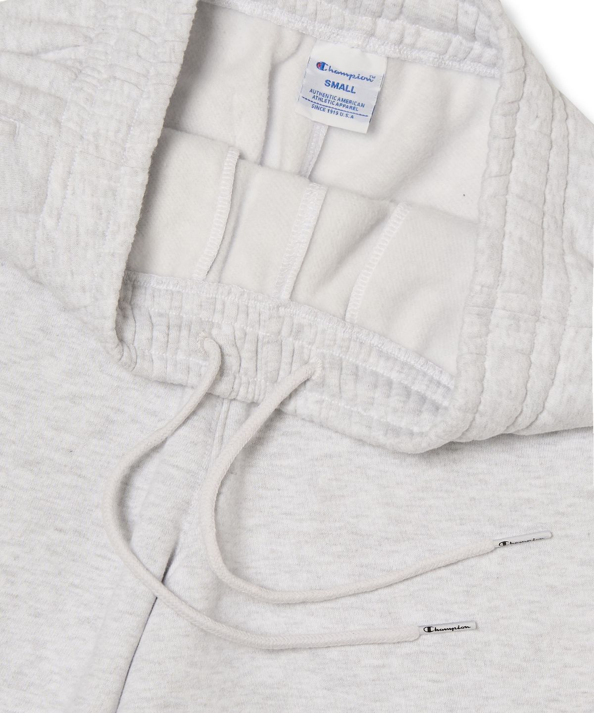 챔피온(CHAMPION) 여성 와이드핏 기모 스웨트팬츠 Light Grey Melange