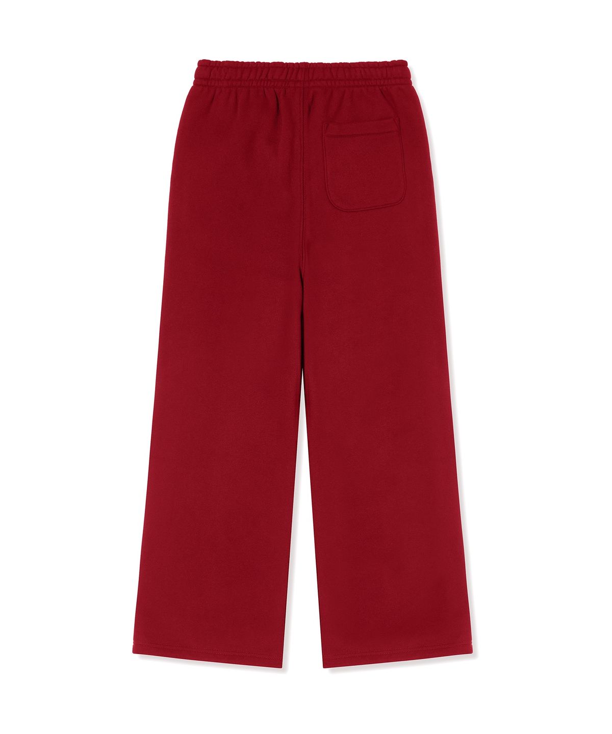 챔피온(CHAMPION) 여성 와이드핏 기모 스웨트팬츠 Red