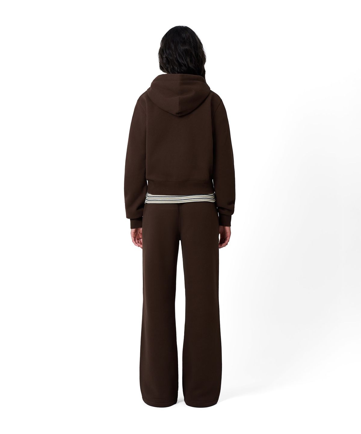 챔피온(CHAMPION) 여성 기모 부츠컷 스웨트 팬츠 Brown
