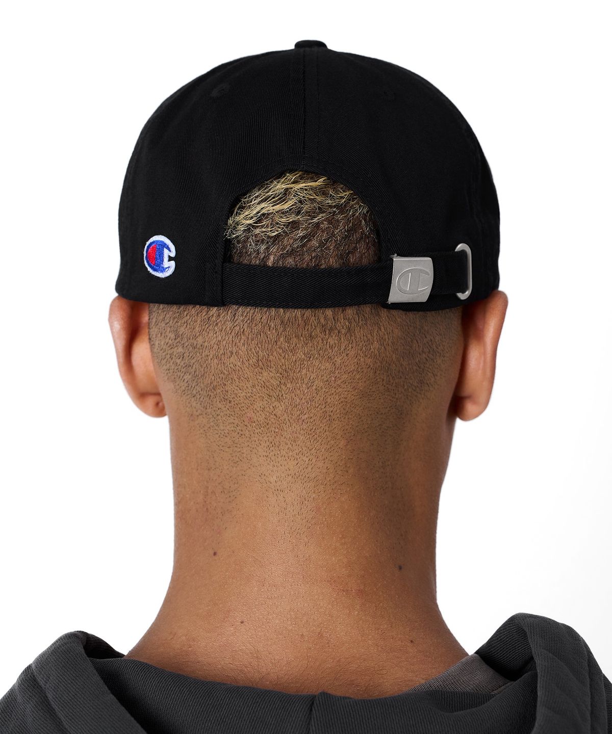 챔피온(CHAMPION) USA 로고 볼캡 Black