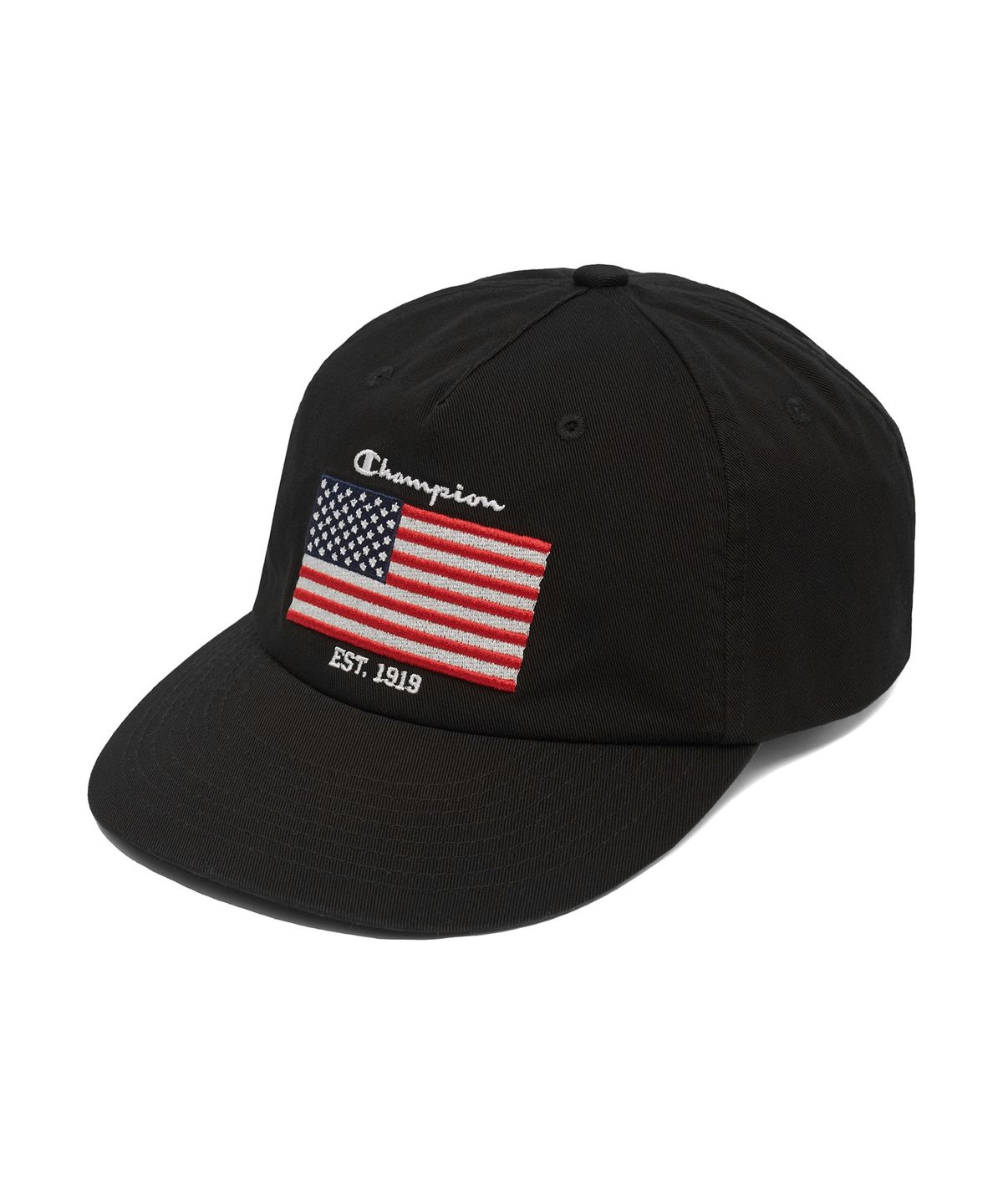챔피온(CHAMPION) USA 로고 볼캡 Black