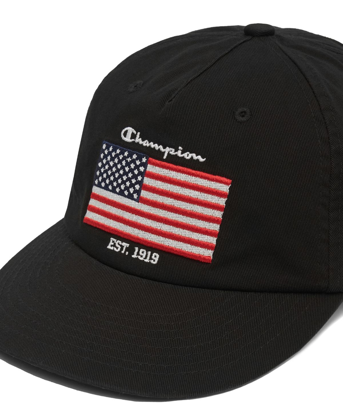 챔피온(CHAMPION) USA 로고 볼캡 Black