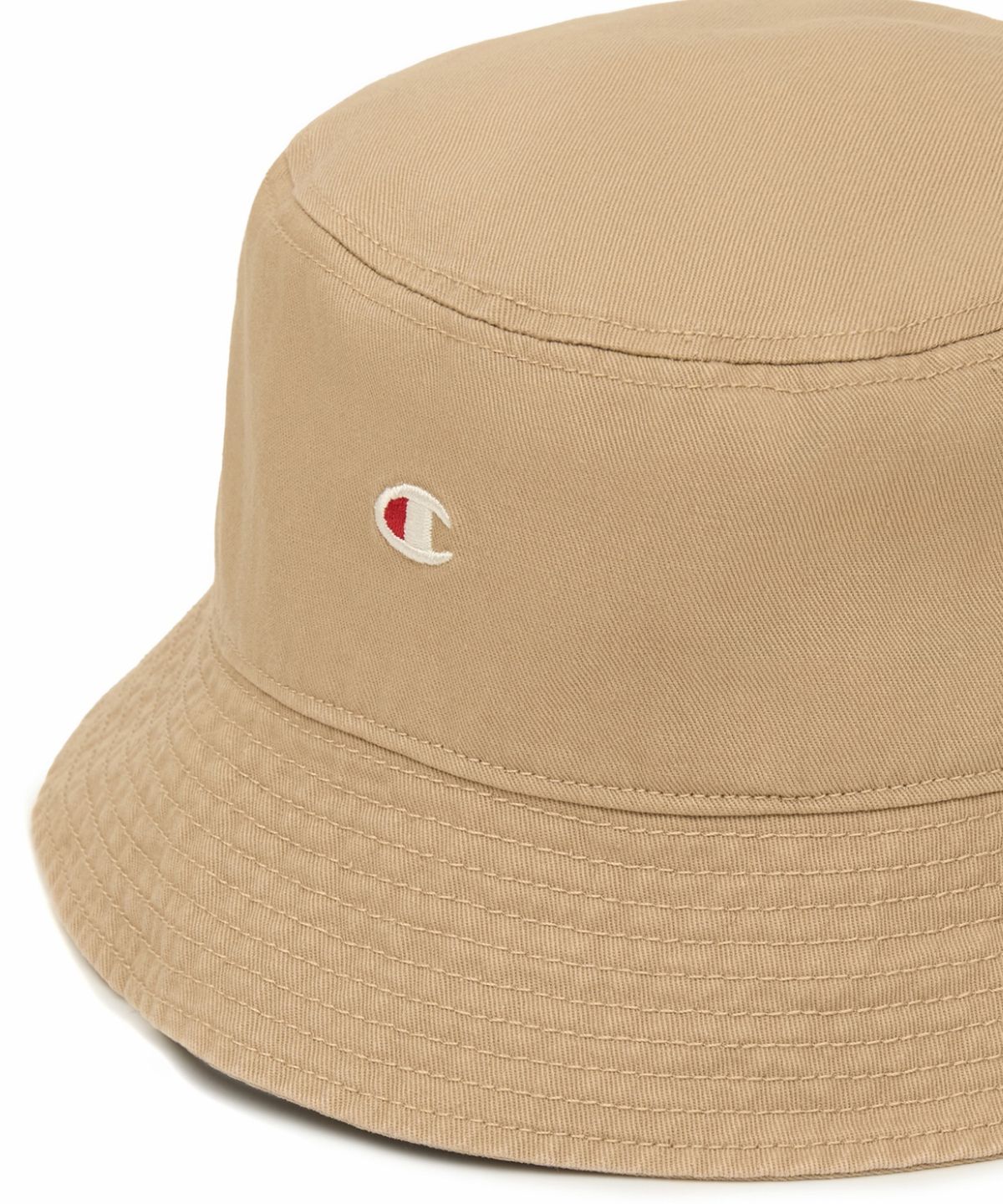 챔피온(CHAMPION) C로고 트윌 코튼 버킷햇 Beige