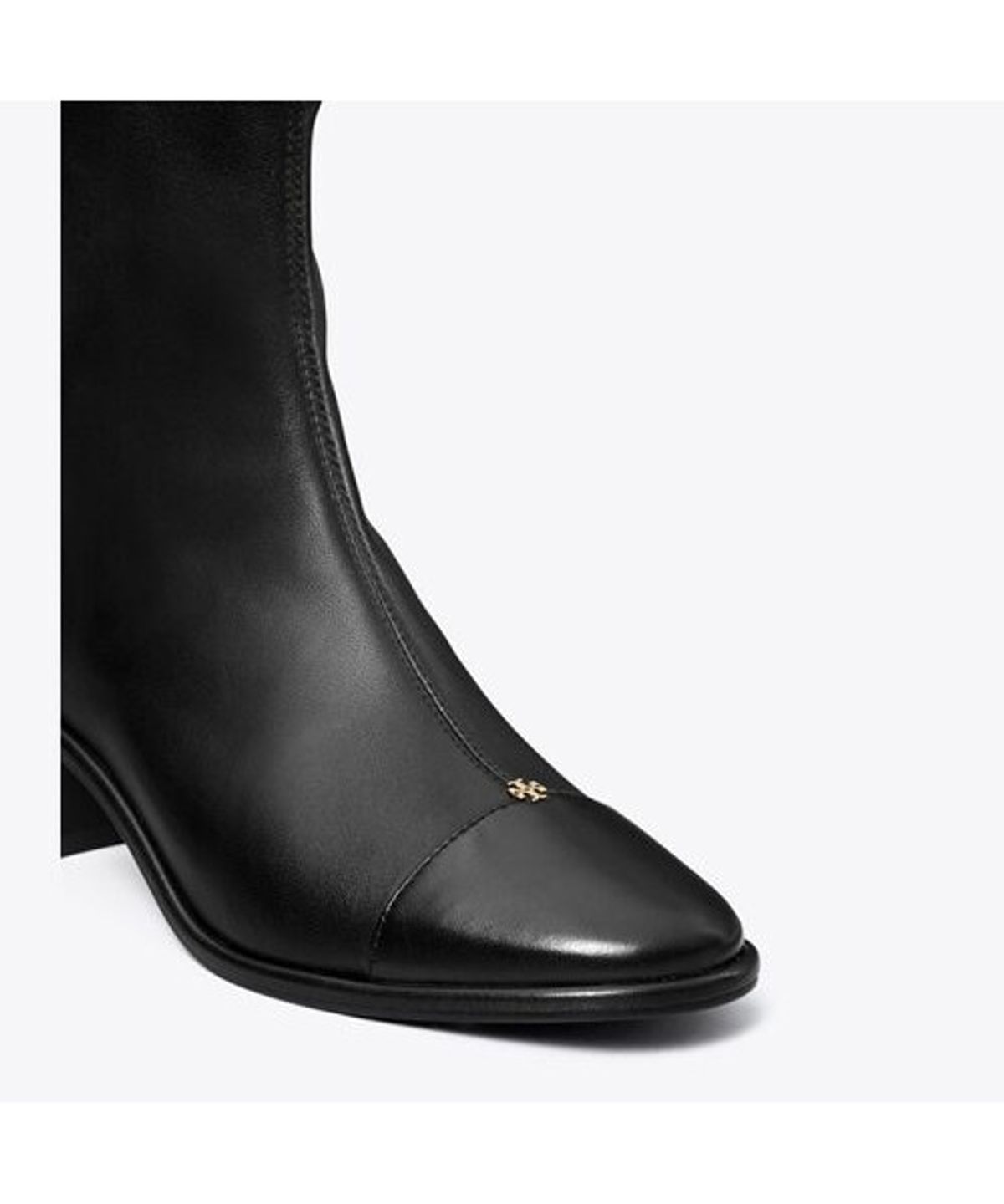 토리버치(TORYBURCH) 캡토 힐 앵클 부츠 50mm - 퍼펙트 블랙