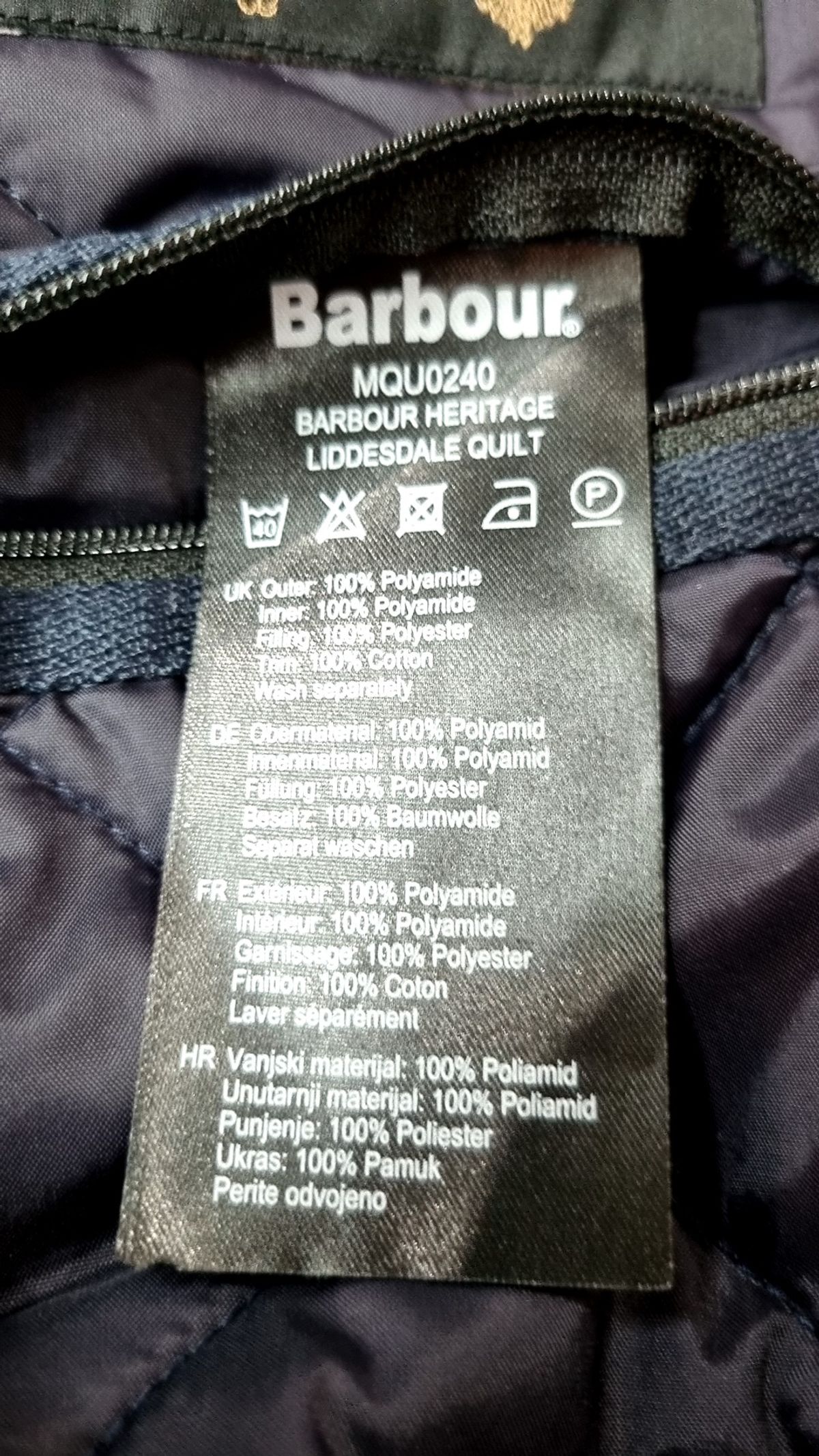 바버(BARBOUR) 나일론/코치 재킷 M