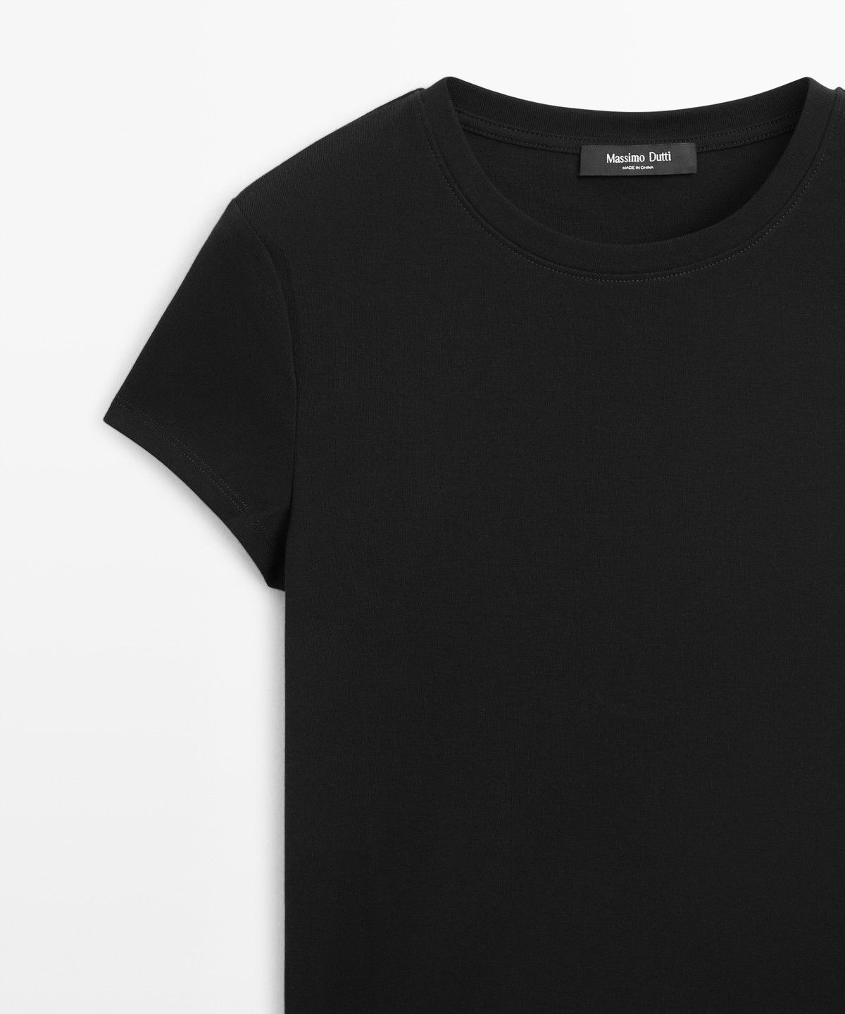 마시모두띠(MASSIMO DUTTI) 슬림 핏 반팔 티셔츠