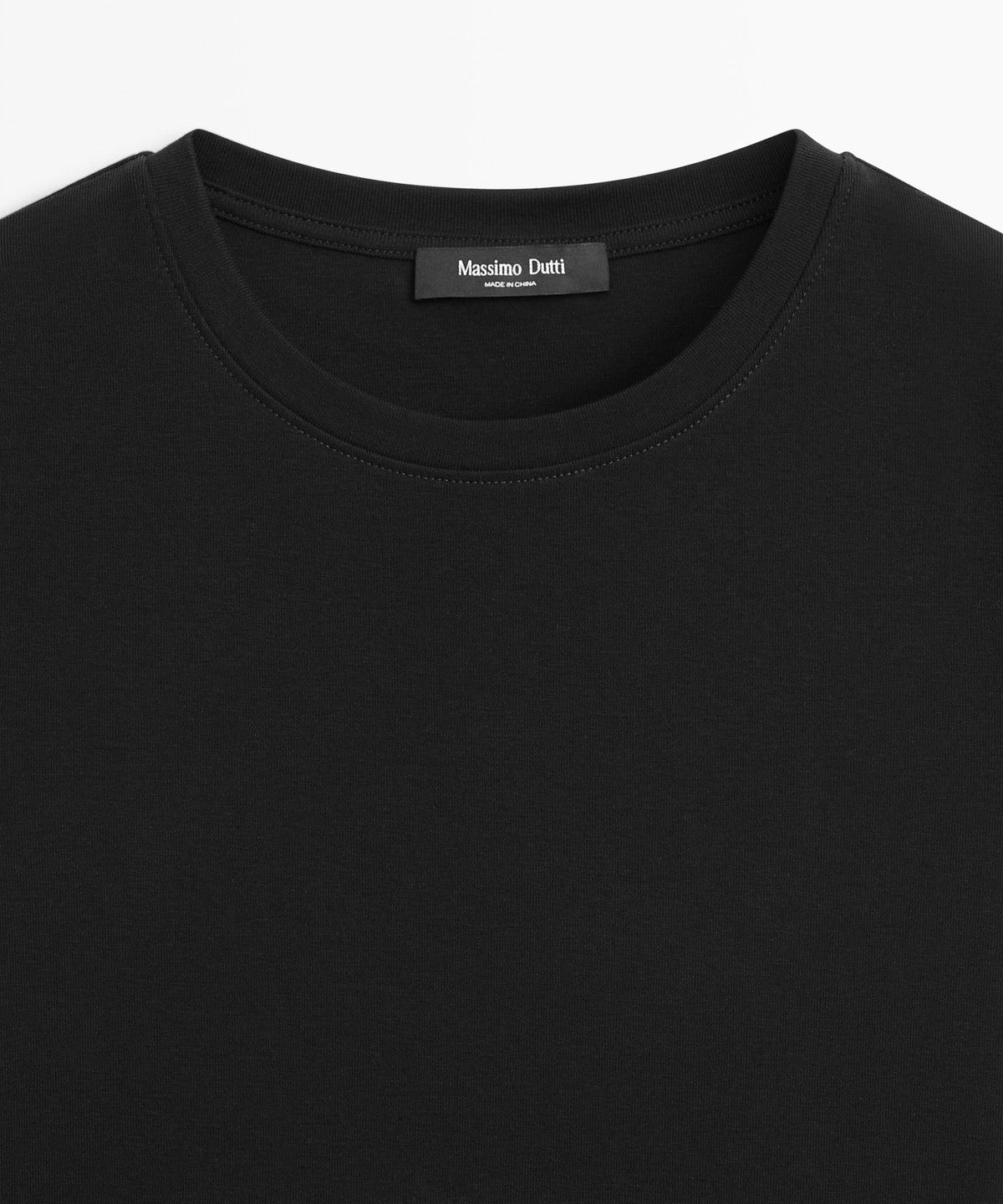 마시모두띠(MASSIMO DUTTI) 슬림 핏 반팔 티셔츠