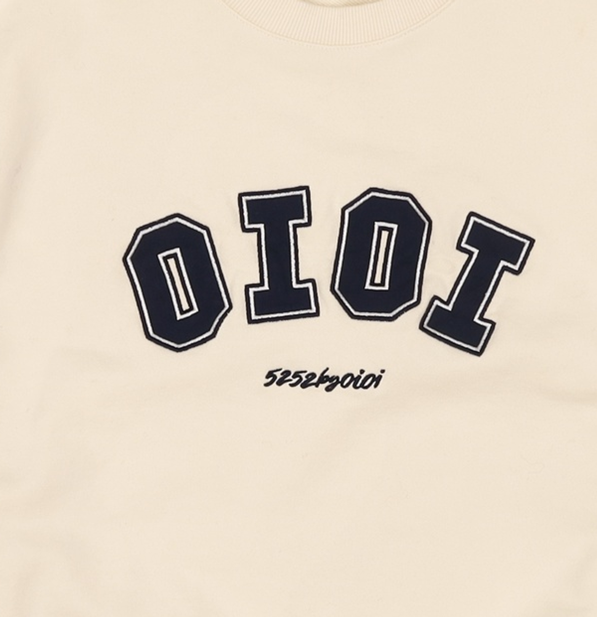 오아이오아이 컬렉션(OIOI COLLECTION) SIGNATURE SWEATSHIRTS [CREAM] M