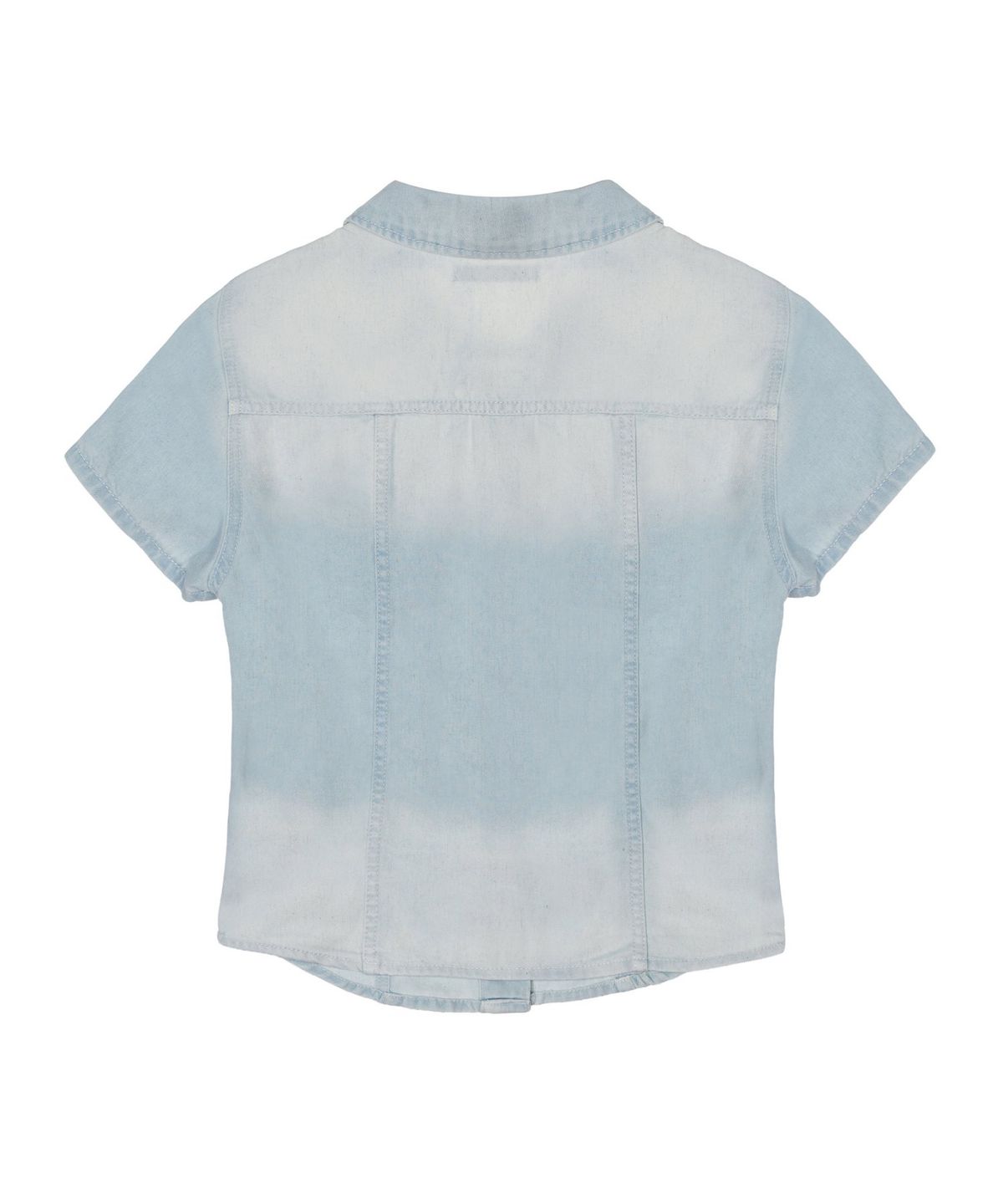 닉앤니콜(NICK&NICOLE) DENIM SHORT POCKET SHIRT_LIGHT BLUE