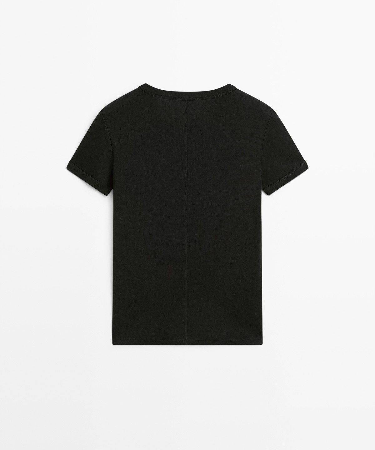 마시모두띠(MASSIMO DUTTI) 립 반팔 티셔츠