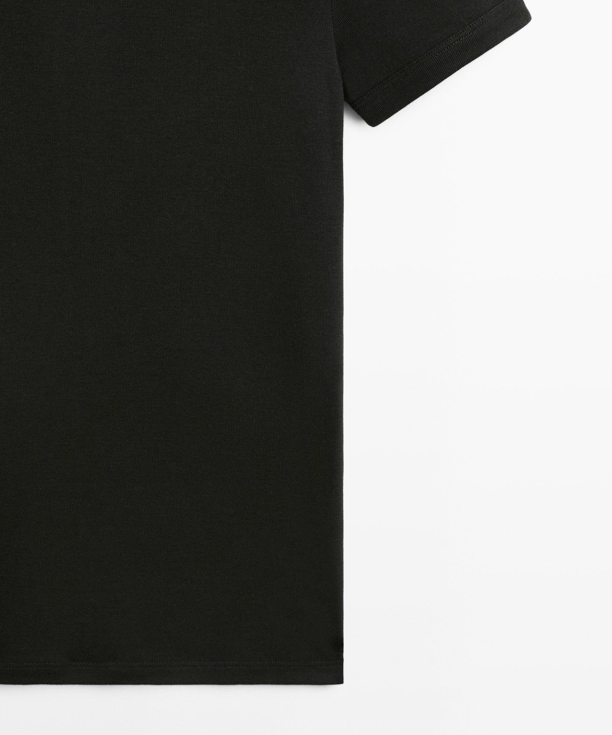 마시모두띠(MASSIMO DUTTI) 립 반팔 티셔츠