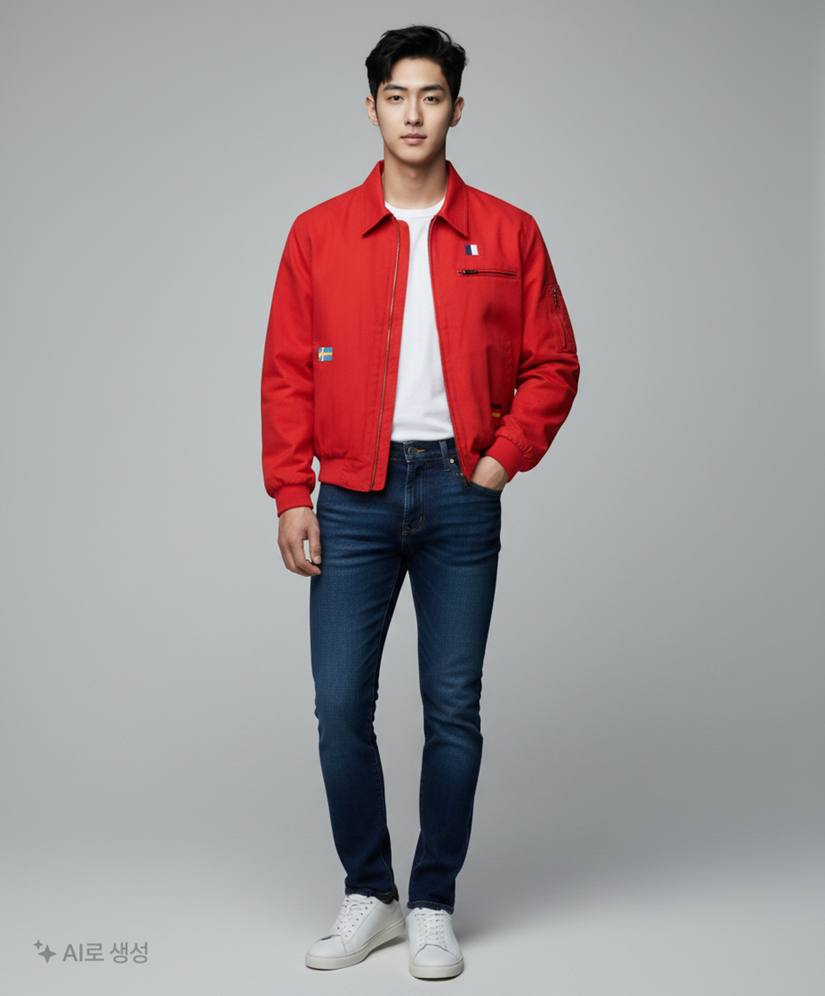 더뮤지엄비지터(THEMUSEUMVISITOR) 스타디움 재킷 M