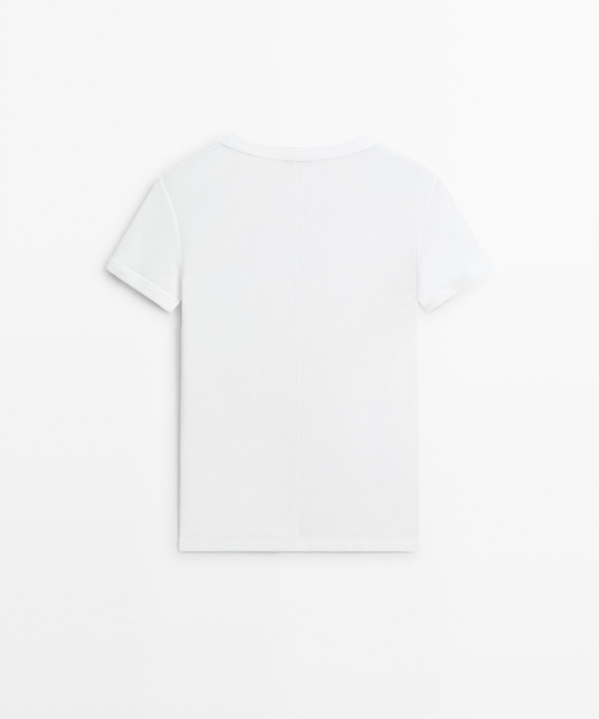 마시모두띠(MASSIMO DUTTI) 립 반팔 티셔츠