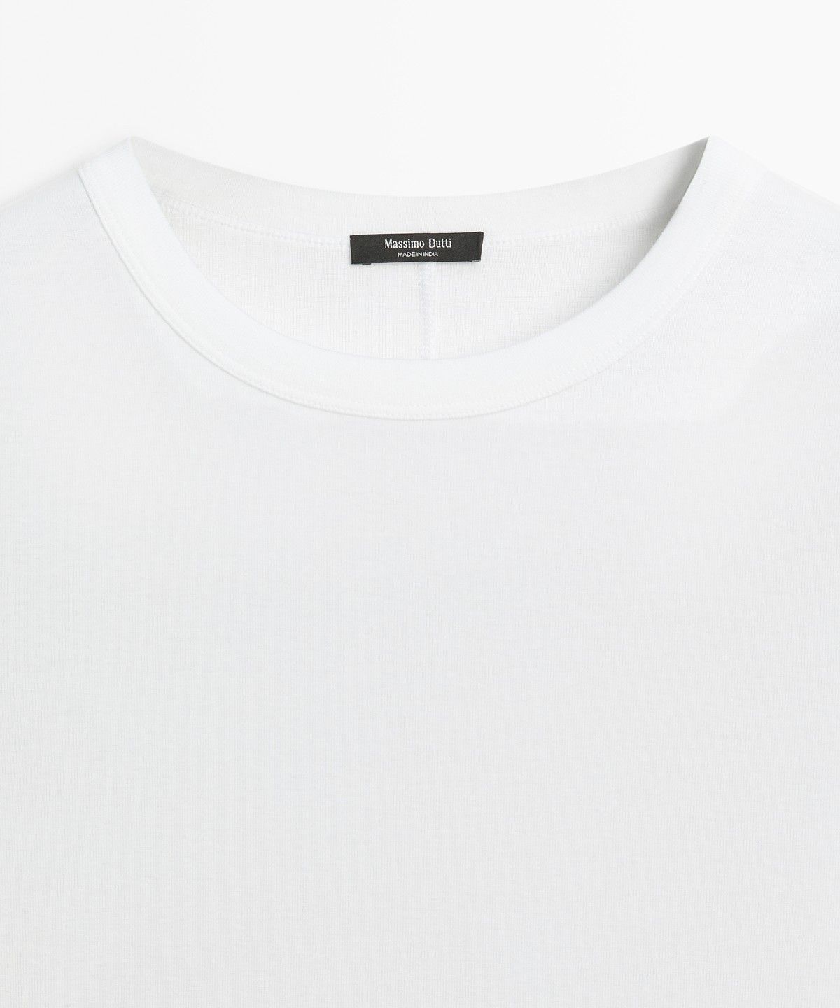 마시모두띠(MASSIMO DUTTI) 립 반팔 티셔츠