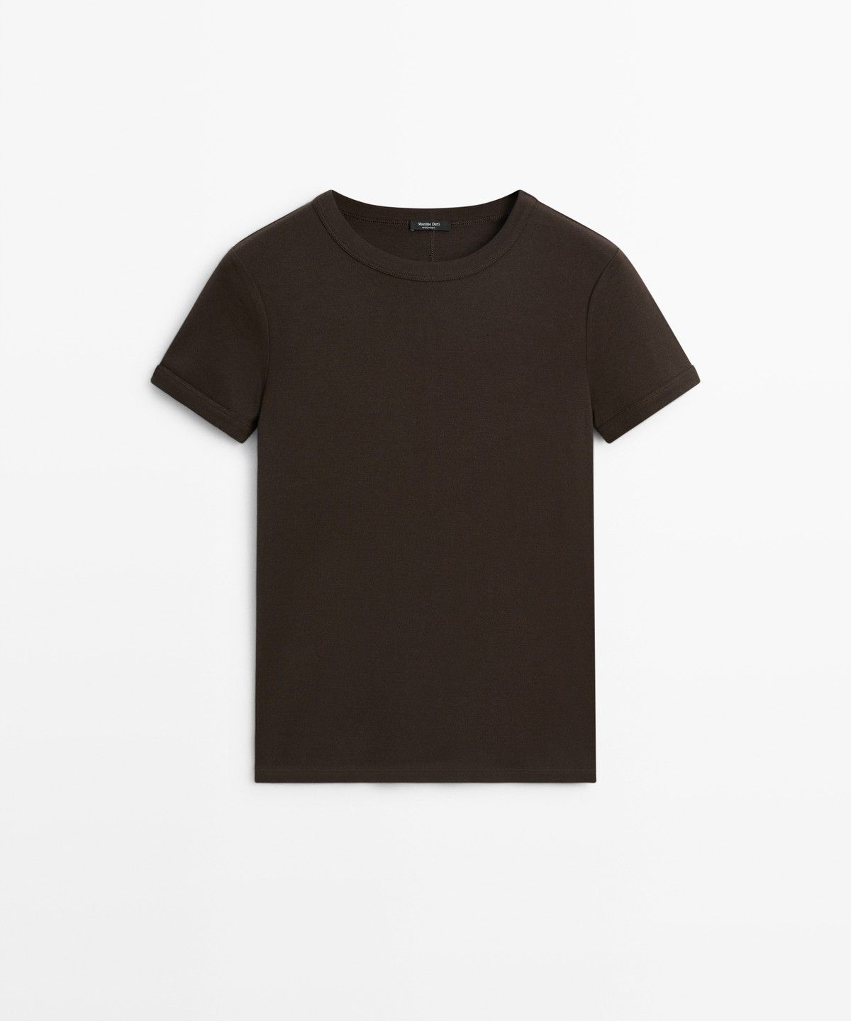 마시모두띠(MASSIMO DUTTI) 립 반팔 티셔츠