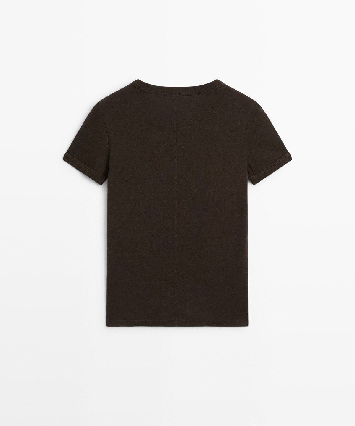 마시모두띠(MASSIMO DUTTI) 립 반팔 티셔츠