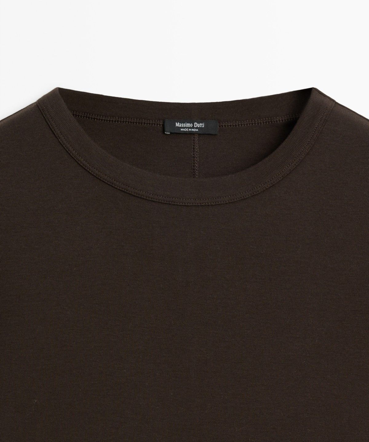 마시모두띠(MASSIMO DUTTI) 립 반팔 티셔츠