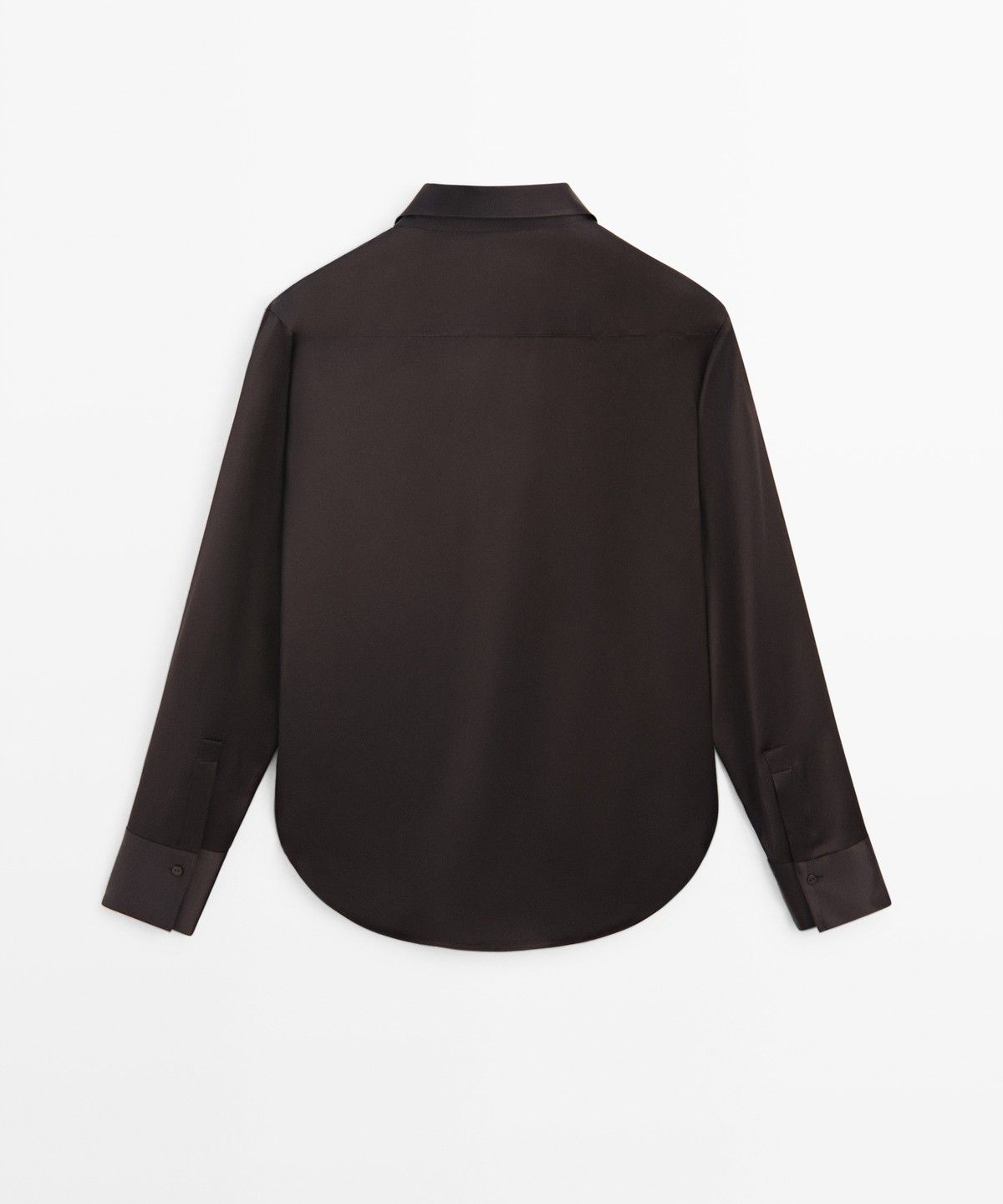 마시모두띠(MASSIMO DUTTI) 새틴 플루이드 셔츠