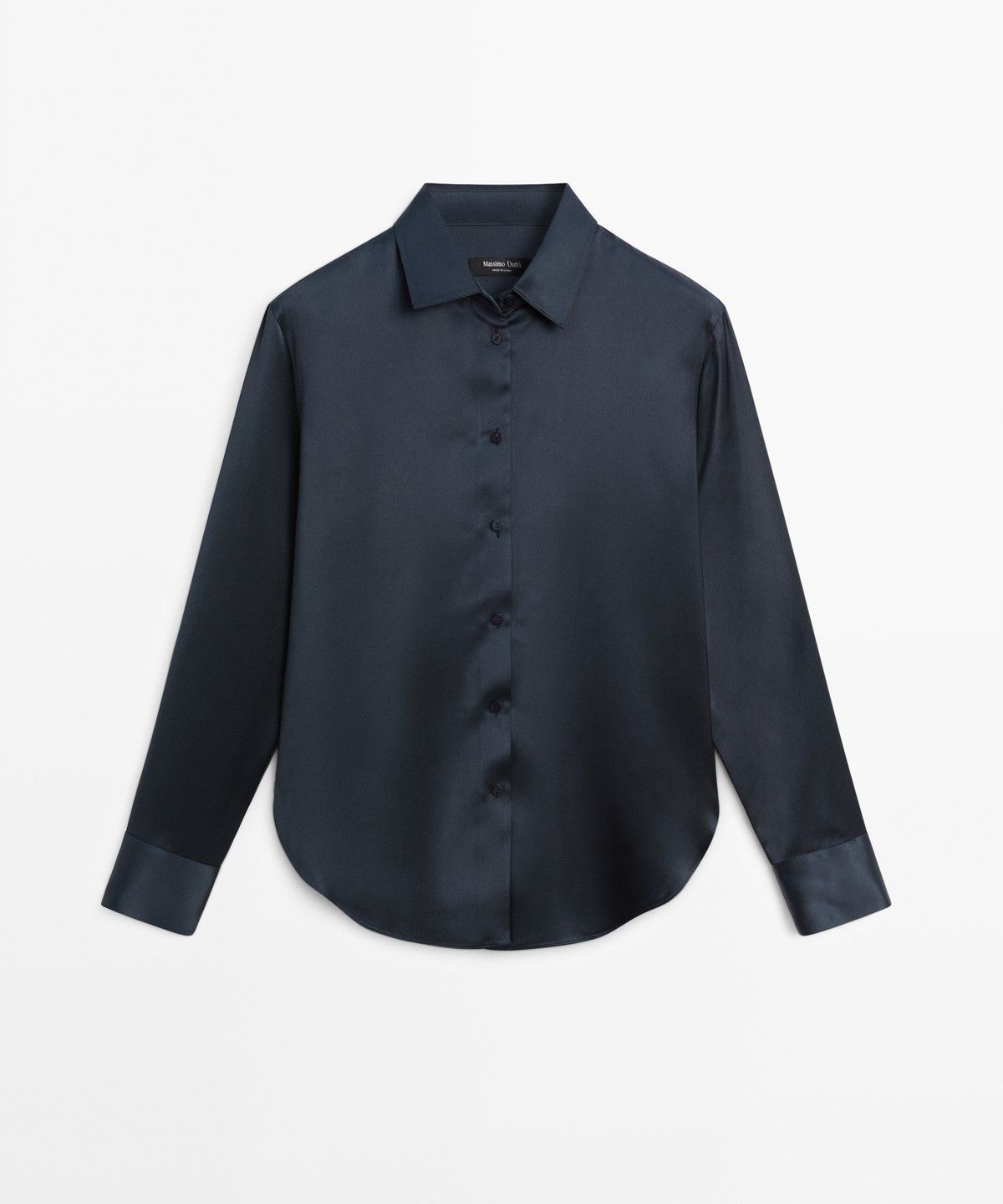 마시모두띠(MASSIMO DUTTI) 새틴 플루이드 셔츠