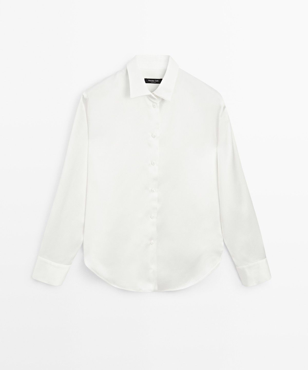 마시모두띠(MASSIMO DUTTI) 새틴 플루이드 셔츠
