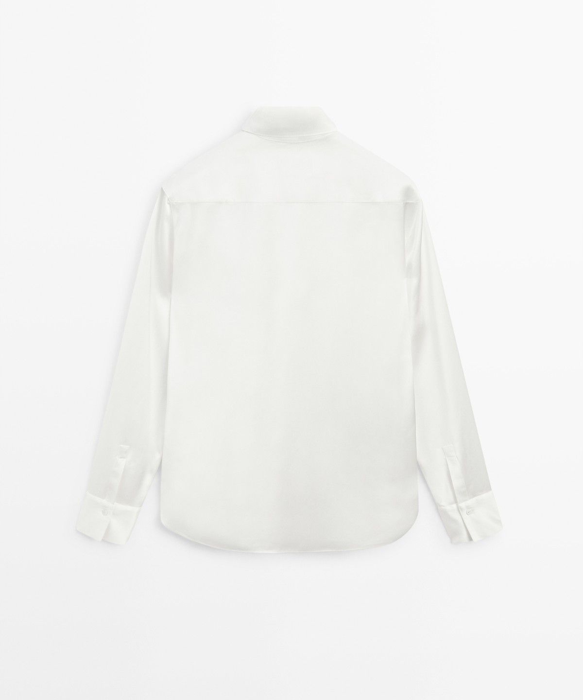 마시모두띠(MASSIMO DUTTI) 새틴 플루이드 셔츠