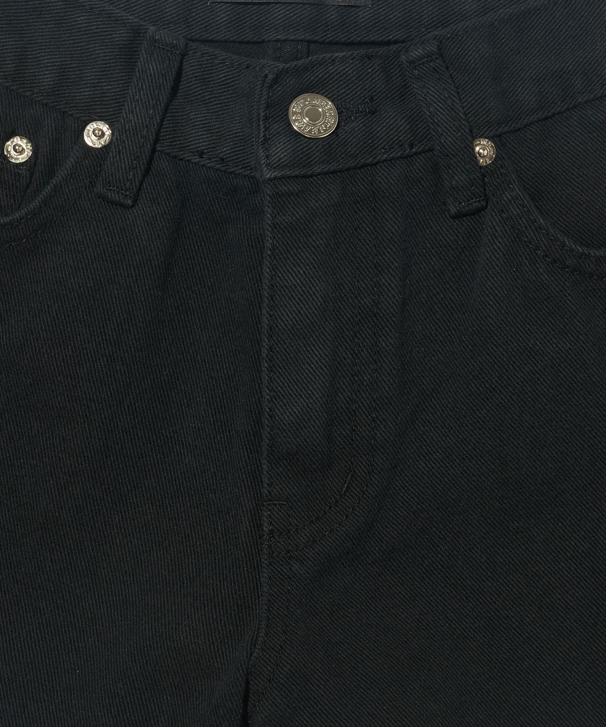 서울어패럴(SEOUL APPAREL) 컷오프 데님 숏팬츠 (블랙)