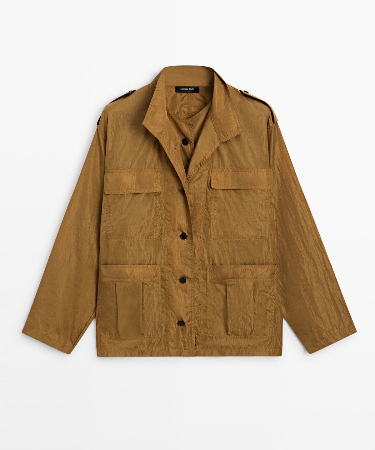 마시모두띠(MASSIMO DUTTI) 테크니컬 포켓 디테일 오버셔츠