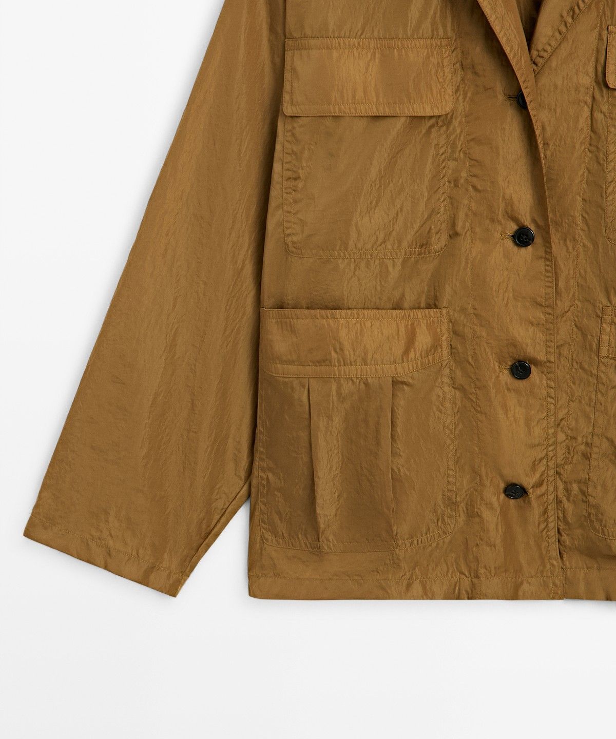 마시모두띠(MASSIMO DUTTI) 테크니컬 포켓 디테일 오버셔츠