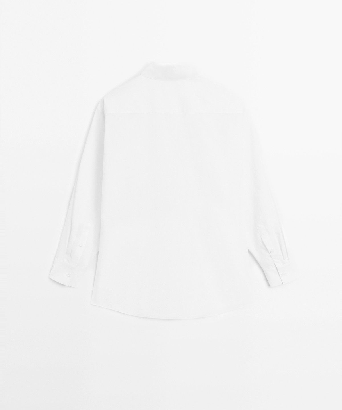 마시모두띠(MASSIMO DUTTI) 100% 코튼 포플린 셔츠