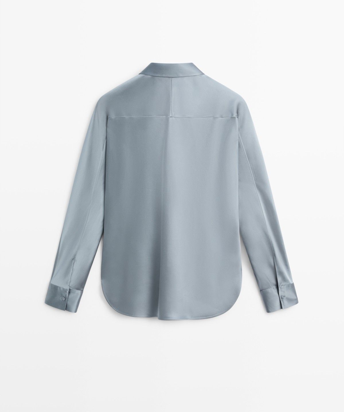 마시모두띠(MASSIMO DUTTI) 플루이드 새틴 셔츠