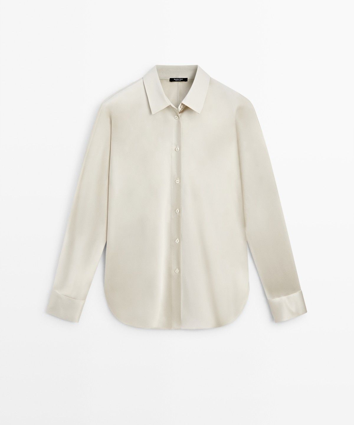 마시모두띠(MASSIMO DUTTI) 플루이드 새틴 셔츠