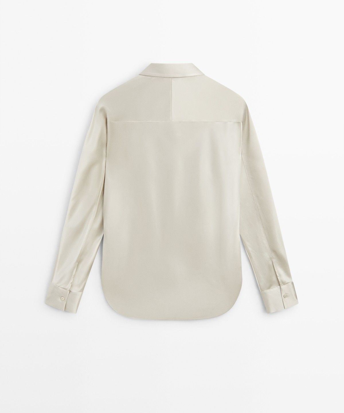 마시모두띠(MASSIMO DUTTI) 플루이드 새틴 셔츠
