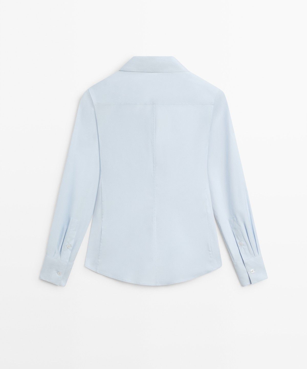 마시모두띠(MASSIMO DUTTI) 코튼 블렌드 포플린 셔츠