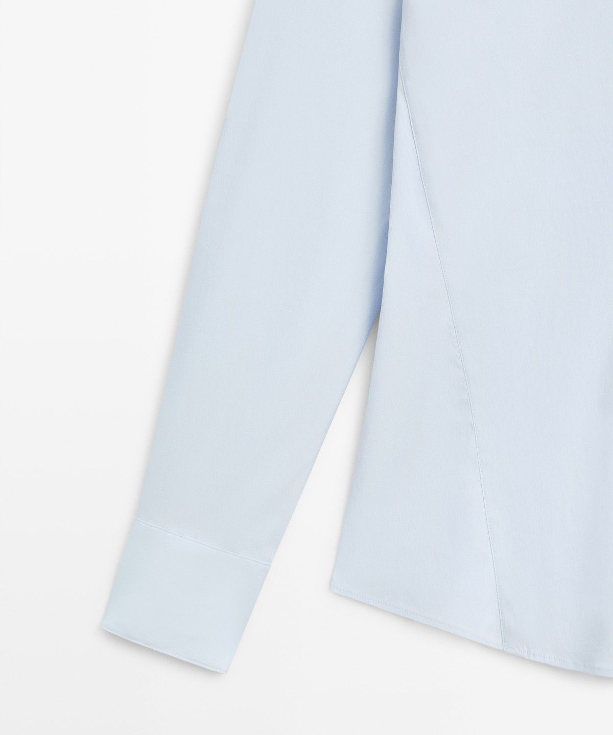 마시모두띠(MASSIMO DUTTI) 코튼 블렌드 포플린 셔츠