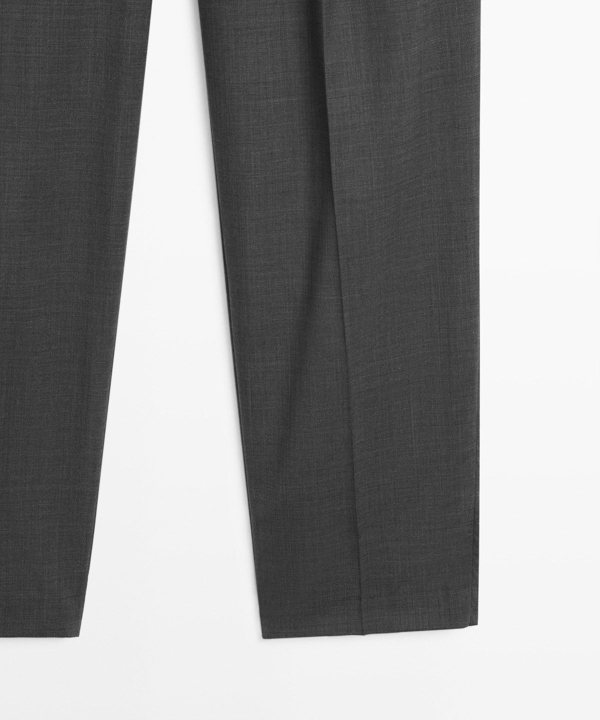 마시모두띠(MASSIMO DUTTI) 100% 쿨 울 플리츠 팬츠