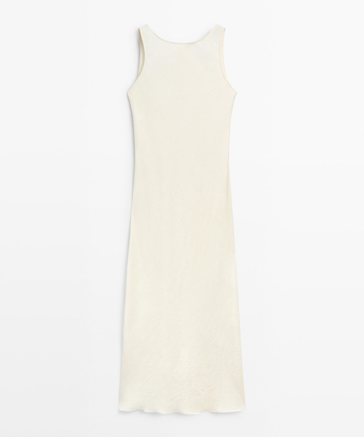 마시모두띠(MASSIMO DUTTI) 새틴 미디 원피스