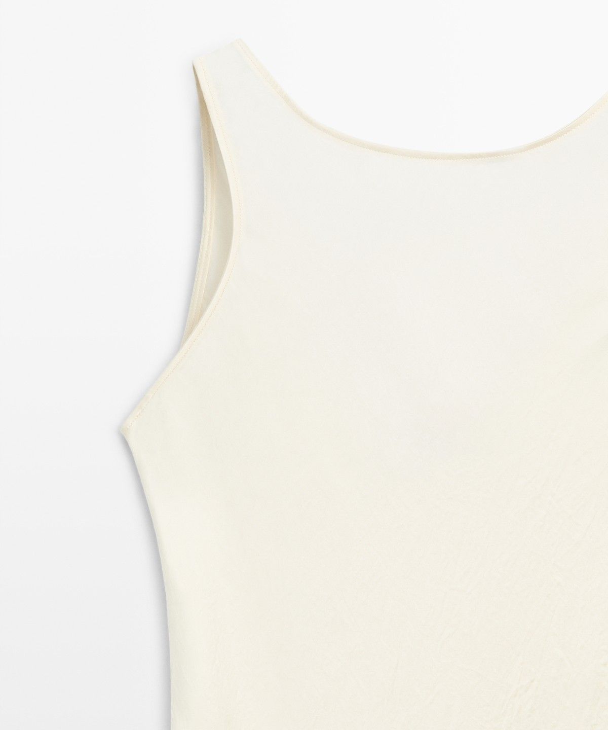 마시모두띠(MASSIMO DUTTI) 새틴 미디 원피스