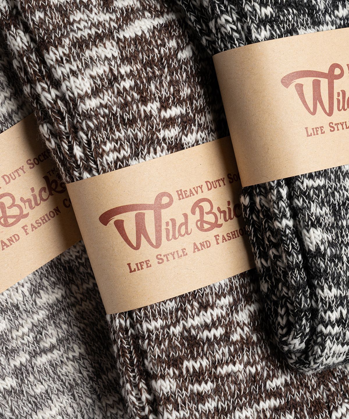 와일드 브릭스(WILD BRICKS) W26 COTTON SLUB SOCKS SET (3 color)
