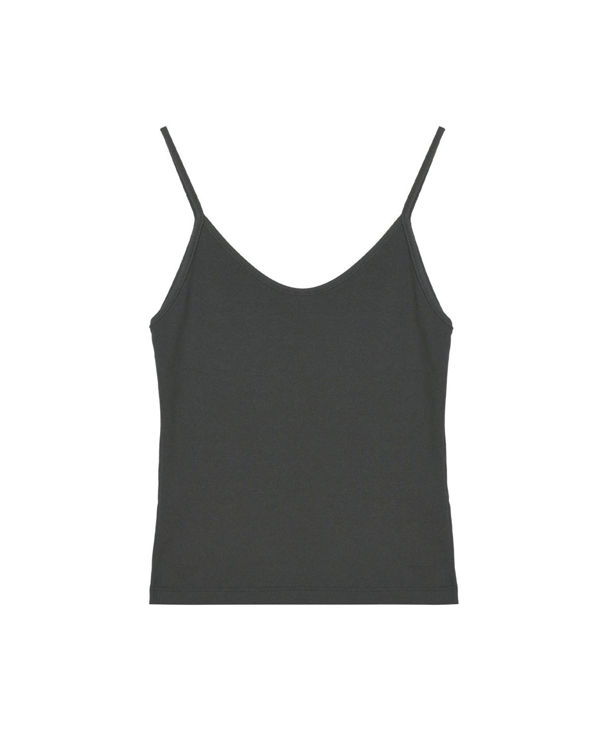 닉앤니콜(NICK&NICOLE) RIB CAMISOLE TOP_CHARCOAL