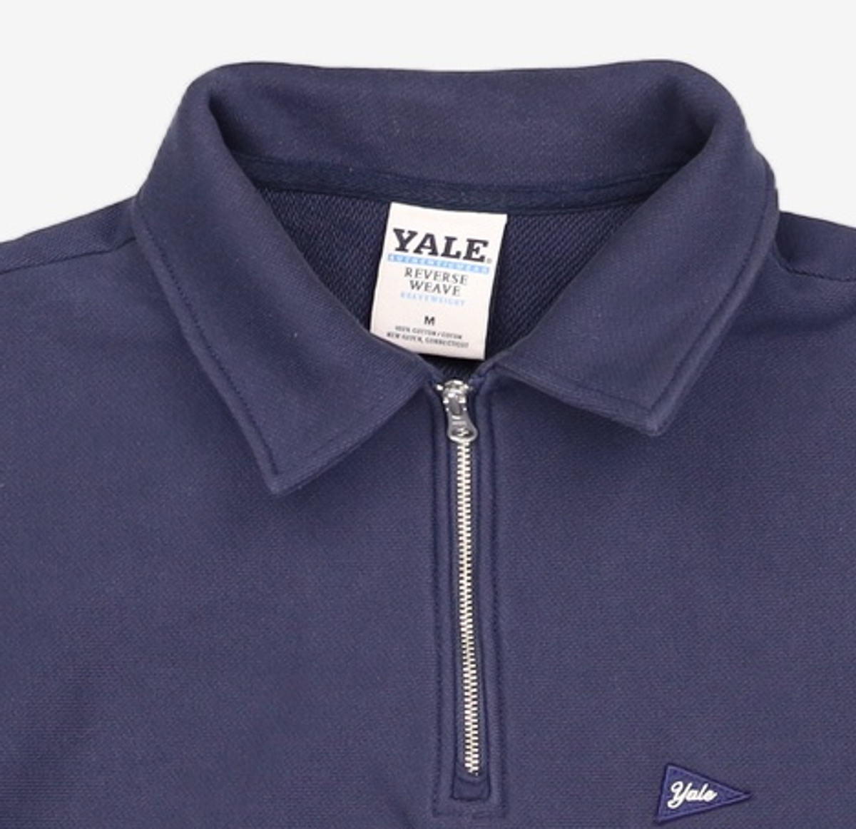 예일(YALE) REVERSE WEAVE PK CREWNECK NAVY M