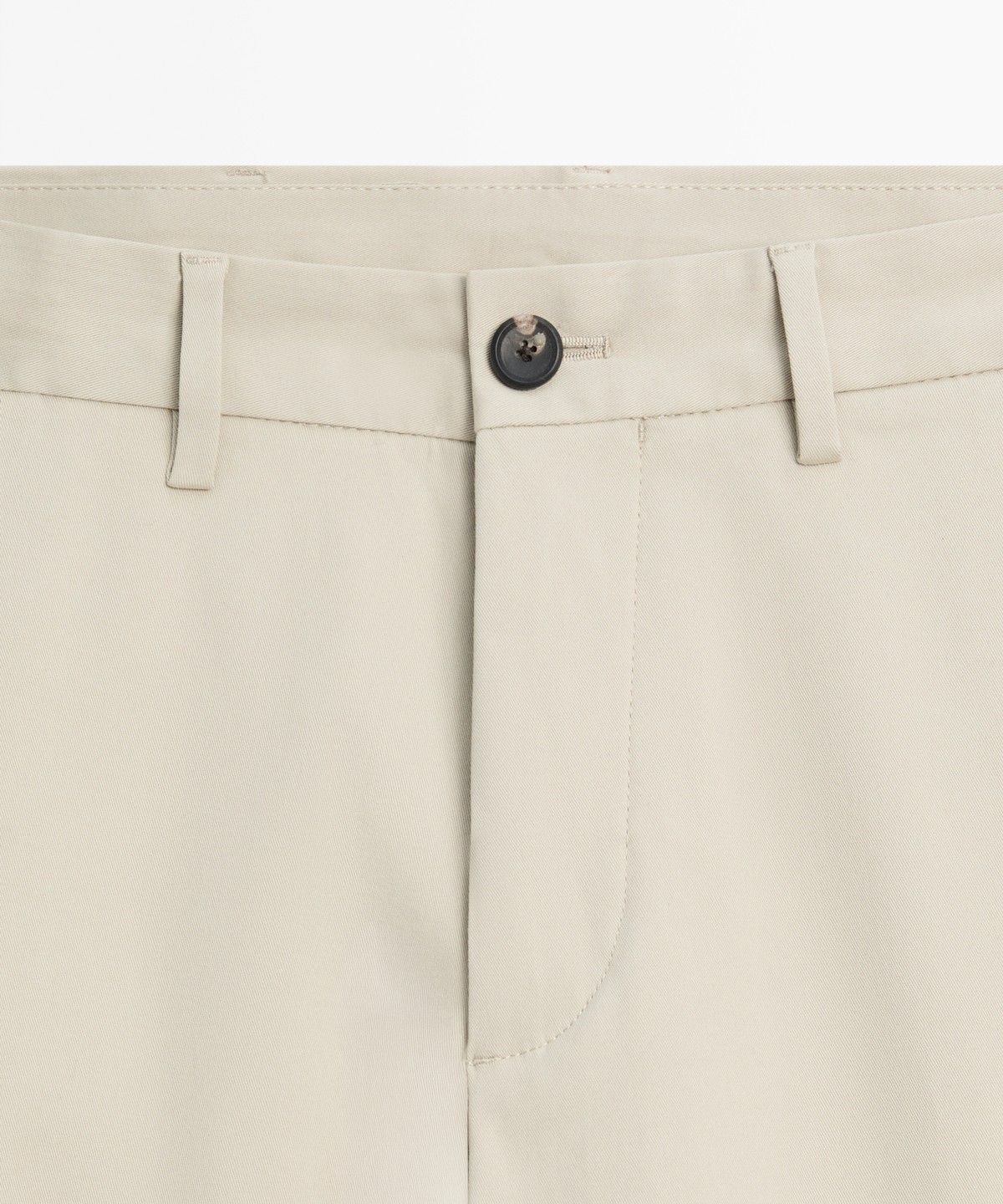 마시모두띠(MASSIMO DUTTI) 코튼 블렌드 슬림핏 팬츠