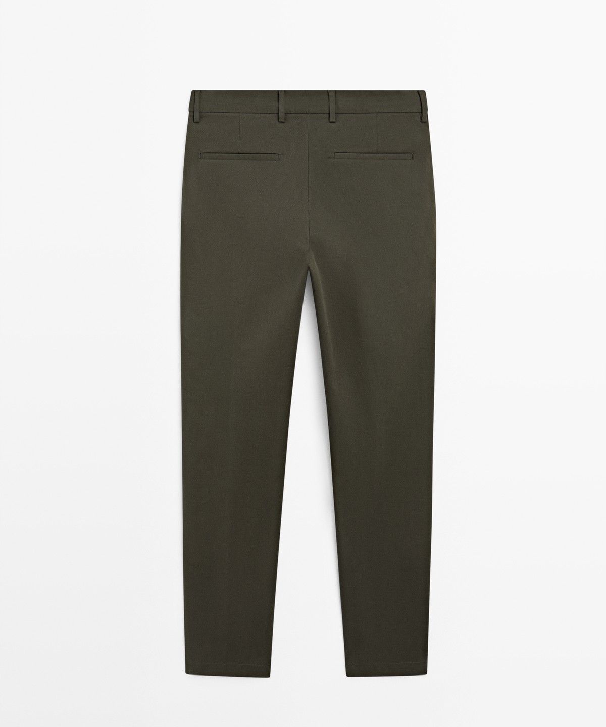 마시모두띠(MASSIMO DUTTI) 코튼 블렌드 슬림핏 팬츠