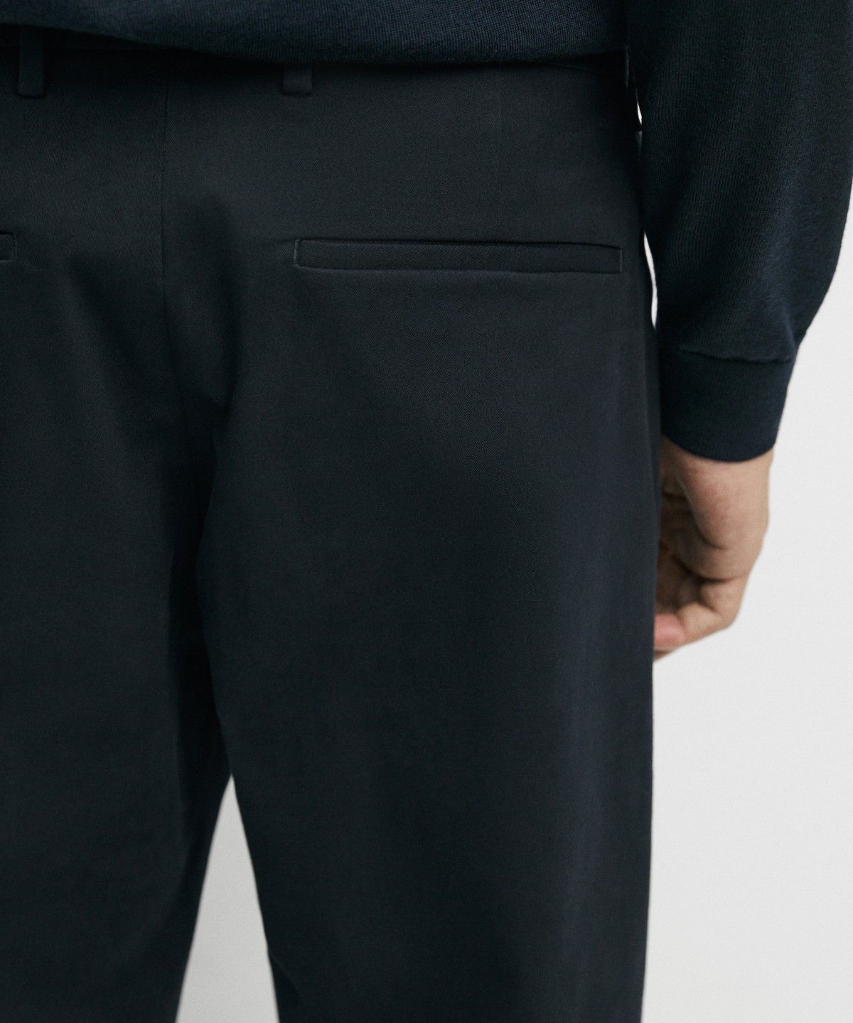 마시모두띠(MASSIMO DUTTI) 코튼 블렌드 슬림핏 팬츠
