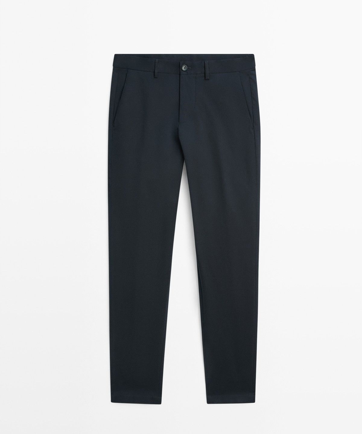 마시모두띠(MASSIMO DUTTI) 코튼 블렌드 슬림핏 팬츠