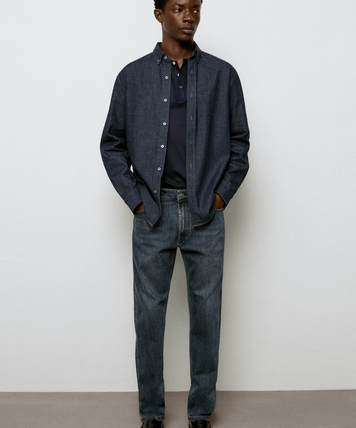 마시모두띠(MASSIMO DUTTI) 엔자이매틱 테이퍼드 핏 진