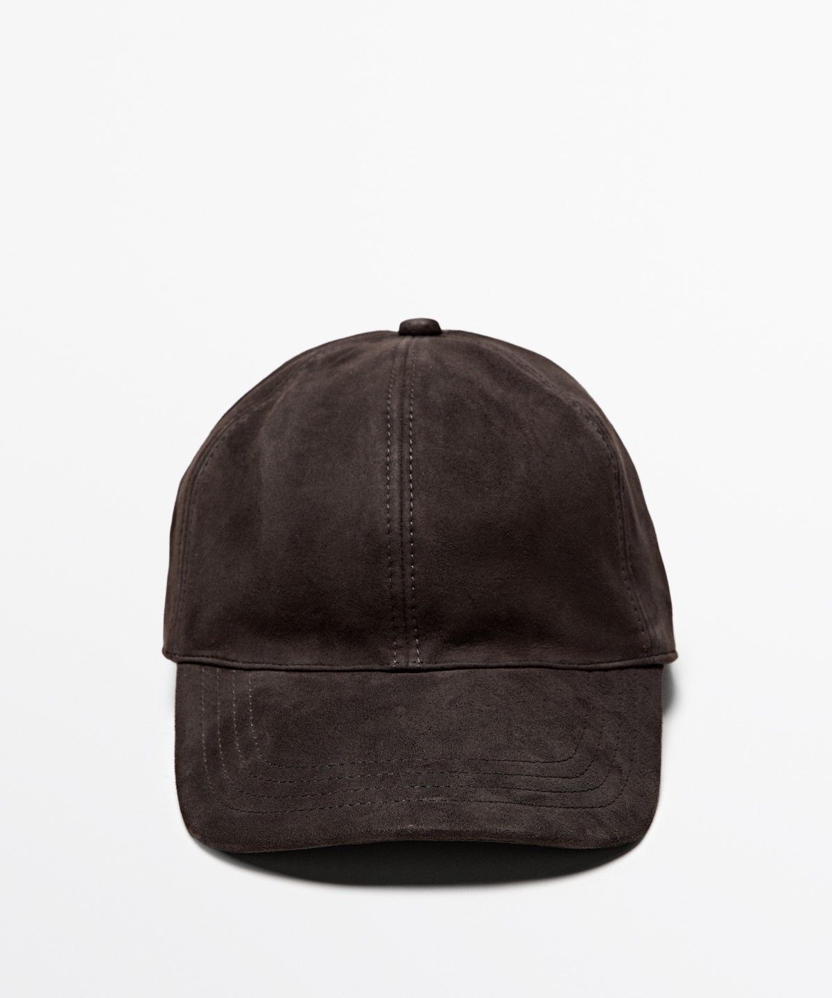 마시모두띠(MASSIMO DUTTI) 스웨이드 레더 캡