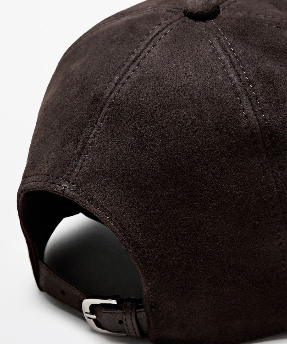 마시모두띠(MASSIMO DUTTI) 스웨이드 레더 캡